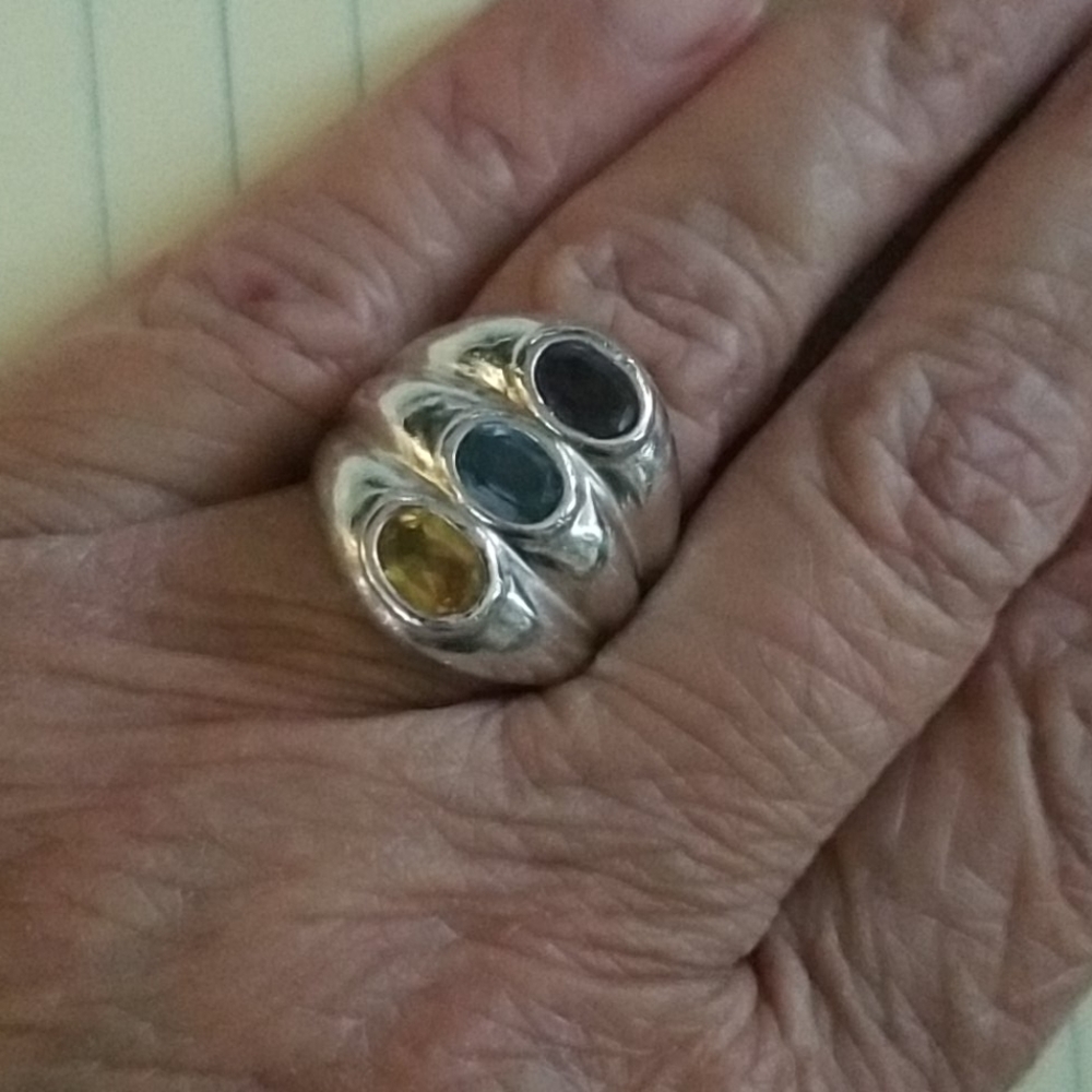 Multi Stone Ring - image 1